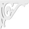 Ekena Millwork Bordeaux Architectural Grade PVC Bracket, 5/8"W X 8"D X 8"H BKTP01X08X08BO - alternate 2